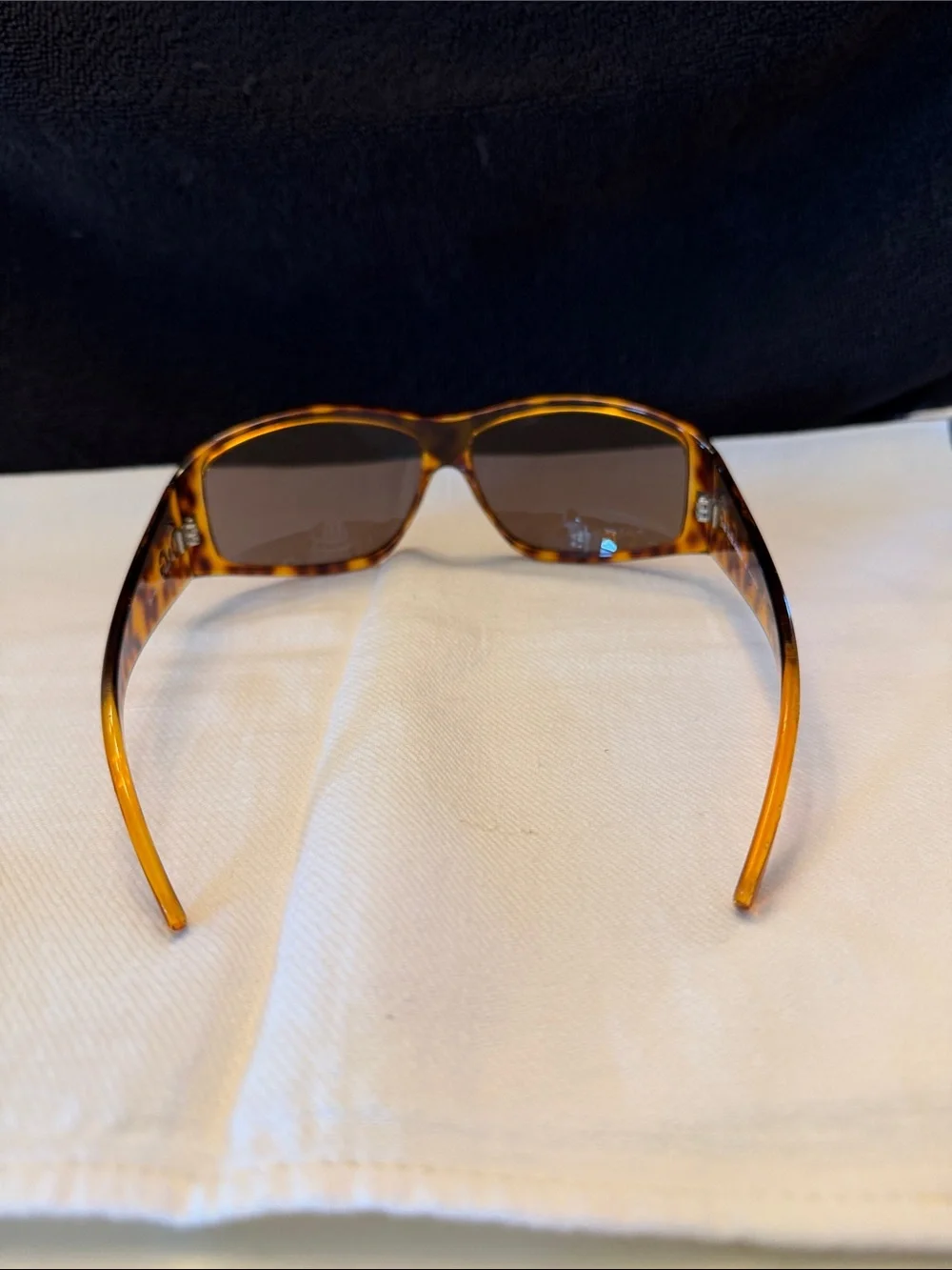 Dolce & Gabbana Tortoiseshell Frame Sunglasses with Brown Lenses
